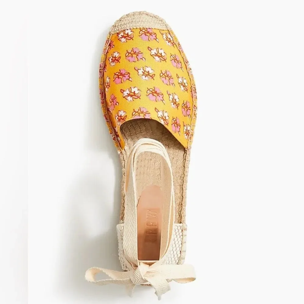 J. Crew Floral Espadrilles